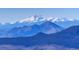 Breathtaking mountain view featuring majestic snow-capped peaks at 28800 Stonecrop Trl, Conifer, CO 80433