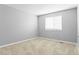 Bright bedroom with neutral carpet, gray walls and ample natural light at 4695 Bobolink Dr, Castle Rock, CO 80109