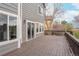 Back deck with exterior house view, walk out doors at 4695 Bobolink Dr, Castle Rock, CO 80109