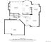 Detailed floor plan of the main floor featuring a spacious layout for living, dining and kitchen at 4695 Bobolink Dr, Castle Rock, CO 80109