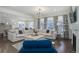 Spacious living room seamlessly connected to the kitchen and dining area at 9750 Taylor River Cir, Littleton, CO 80125