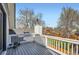 Spacious balcony with white railings offers views of the surrounding neighborhood at 347 Bannock St, Denver, CO 80223