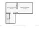 Floor plan illustrating basement dimensions and layout; unfinished space at 347 Bannock St, Denver, CO 80223