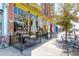 Bardo Coffee House exterior featuring outdoor seating and large windows at 347 Bannock St, Denver, CO 80223