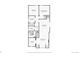 Detailed floorplan showcasing the layout of the home's second floor at 347 Bannock St, Denver, CO 80223