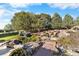 Landscaping features rock formations, trees, and stone steps creating a serene outdoor space at 3080 Big Bear Dr, Sedalia, CO 80135