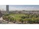 Breathtaking skyline view overlooking park and mountains from a high-rise balcony at 1700 Bassett St # 1008, Denver, CO 80202