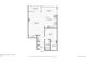 Floor plan showcasing bedroom, kitchen, and living room at 1700 Bassett St # 1008, Denver, CO 80202