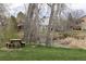 A serene community area featuring a picnic table by a pond with green grass and views of surrounding homes at 6505 Kalua Rd # 204B, Boulder, CO 80301