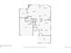 Detailed floor plan showcasing the layout of the home's first floor including room dimensions at 2896 Gemini Loop, Broomfield, CO 80023