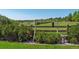 Beautiful backyard with lush greenery, decorative elements, and scenic views at 1294 Kittery St, Castle Rock, CO 80104