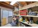 Organized basement with shelving and ample storage space at 8040 W 78Th Cir, Arvada, CO 80005