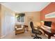 Cozy home office space with chair, computer, and a tranquil atmosphere for productive work at 8040 W 78Th Cir, Arvada, CO 80005