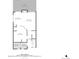 First floor plan featuring a spacious living room, kitchen, dining area and patio at 9150 Gale Blvd # 1, Thornton, CO 80260