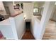View of the stairwell down to the basement at 3355 Moorhead Ave, Boulder, CO 80305