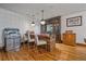 Entertainer's bar space with custom cabinetry, shelving, and decorative lighting at 34650 Sleeping Fox Trl, Evergreen, CO 80439