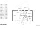 This is the floor plan for the first floor of the house, showing all of the major rooms at 821 Clarkson Ct, Denver, CO 80229
