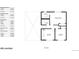 Second floor plan featuring bedrooms and bathrooms layout with dimensions shown at 821 Clarkson Ct, Denver, CO 80229