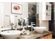 This bathroom offers stylish vessel sinks and modern fixtures for a spa-like experience at 1555 California St # 609, Denver, CO 80202