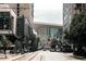 View of downtown Denver, Colorado, street with public transit and modern architecture at 1555 California St # 609, Denver, CO 80202
