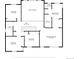 Upstairs floor plan featuring four bedrooms, two bathrooms, and an open hall at 23427 Song Bird Hills Pl, Parker, CO 80138