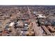 Aerial view of neighborhood highlighting the property's location and proximity to local amenities at 3801 Oak St, Wheat Ridge, CO 80033