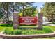 Governor's Ranch covenant protected community sign surrounded by lovely landscaping and mature trees at 5721 S Jellison St, Littleton, CO 80123