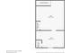 Detached guest house second floor layout with loft, utility closet and bath at 8045 S Wagon Wheel Rd, Morrison, CO 80465