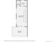 Detailed floor plan highlighting the sitting room, walk-in closet, bathroom, and balcony at 2466 S Cherokee St, Denver, CO 80223