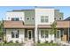 Contemporary home exterior with modern design, landscaping, and a welcoming entrance at 2466 S Cherokee St, Denver, CO 80223