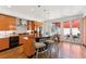 Modern kitchen features sleek cabinets, a large island, and stainless steel appliances for a contemporary cooking experience at 461 Fillmore St, Denver, CO 80206