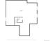Floor plan showcasing basement layout with stairwell and open space at 5861 Tesoro Pt, Parker, CO 80134