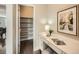 Bright home office featuring a built-in desk and shelves, perfect for remote work at 5435 W 97Th Pl, Broomfield, CO 80020
