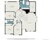 Second floorplan with a primary bedroom, primary bathroom, and multiple additional bedrooms at 6039 S Ukraine Cir, Aurora, CO 80015