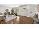Stylish living room with hardwood floors, modern furniture, and an abundance of natural light at 4250 Marshall St, Wheat Ridge, CO 80033