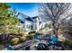 Spacious backyard patio and seating area for entertaining around a firepit at 935 Green Gables Cir, Bennett, CO 80102