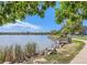 Peaceful lakefront view with walking path and dock at 12961 Lafayette St # B, Thornton, CO 80241