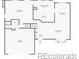 Detailed floorplan showcasing layout of home including living, dining, and bedrooms at 4906 S Crystal St, Aurora, CO 80015