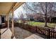 View from the porch showcasing a well-manicured lawn and surrounding community at 2533 Central Park Blvd, Denver, CO 80238