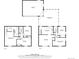 Two-story floor plan showcasing the layout of the home, including garage, screened porch, bedrooms and recreation room at 1229 W 102Nd Ave, Northglenn, CO 80260