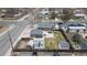 Aerial view of a home with large fenced backyard and patio at 10948 Murray Dr, Northglenn, CO 80233