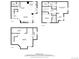 All three floor plans showing the layout of the main, upper, and basement levels at 15800 E 121St Ave # 4K, Brighton, CO 80603