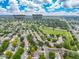 Aerial view of a neighborhood with close proximity to Mountain View Elementary and Brandywine North Park at 12193 Deerfield Way, Broomfield, CO 80020