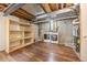 Unfinished basement featuring exposed ductwork, laundry machines, and modern flooring at 12193 Deerfield Way, Broomfield, CO 80020