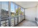 Enclosed balcony offering tranquil views of the community at 750 S Alton Way # 4B, Denver, CO 80247