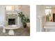Close up of a fireplace with a plant in front of it at 3330 Bruce Randolph Ave, Denver, CO 80205