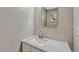 Small bathroom with new sink and countertop at 5477 E Asbury Ave, Denver, CO 80222