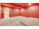 Spacious finished basement featuring neutral carpet and recessed lighting, perfect for entertaining or recreation at 2454 Ambience Ln, Castle Rock, CO 80109