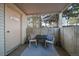 Relaxing patio space with seating and a cozy atmosphere, perfect for enjoying outdoor moments at 6705 S Field St # 801, Littleton, CO 80128