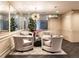 An elegant lounge with comfortable seating, stylish decor, and a relaxing ambiance at 130 N Pearl St # 808, Denver, CO 80203